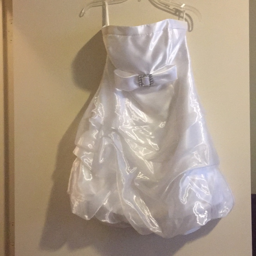 Brand new all white Jessica McClintock dress